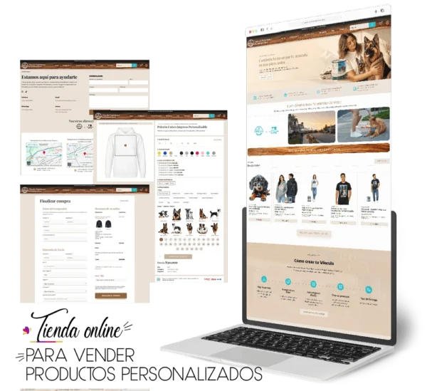 Tienda online para vender productos personalizados
